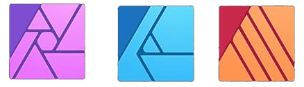 logos de logiciels Affinity